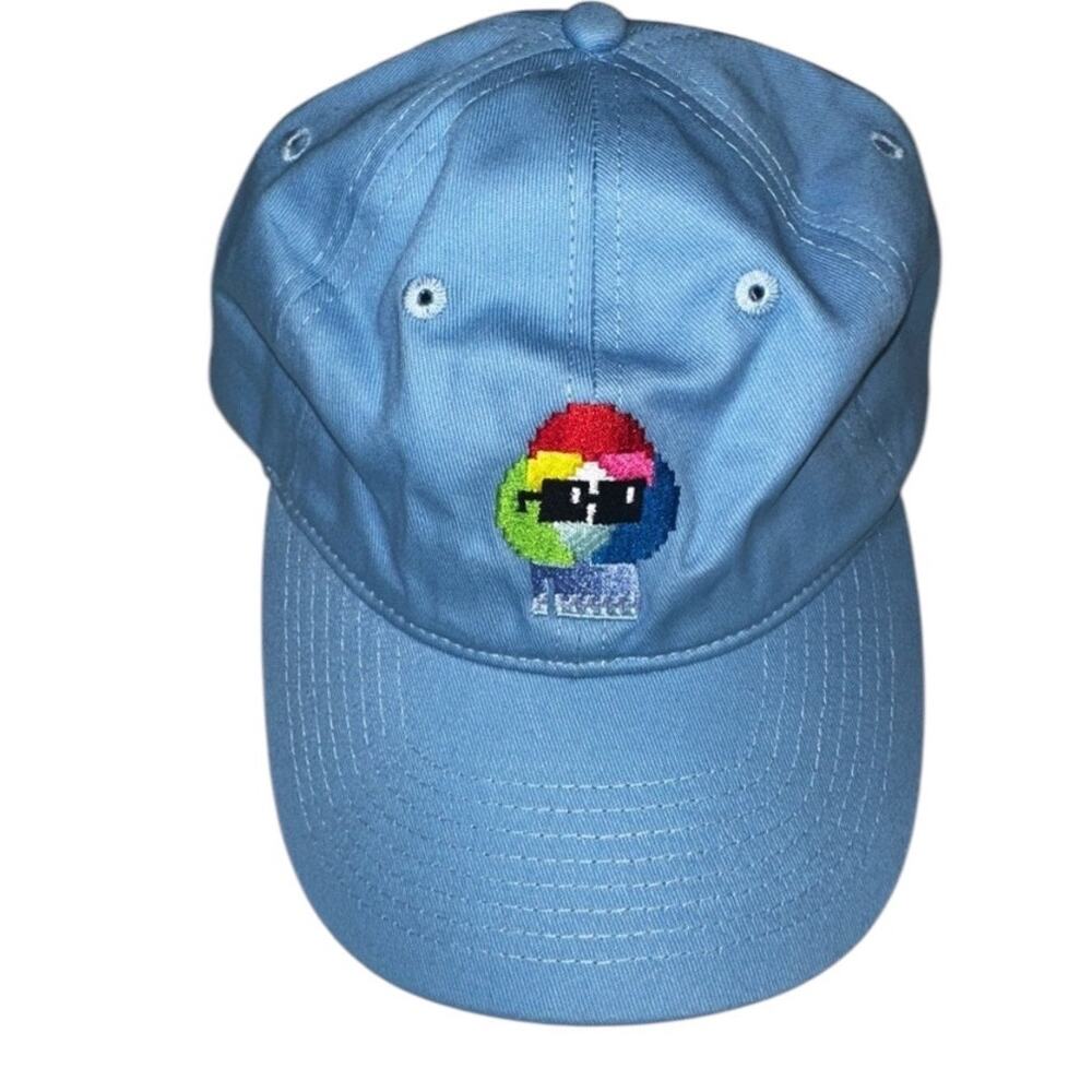 Madhappy SHADES RAINBOW Embroidered Baby Blue Adjustable Hat/Cap Noun's Dad Hat